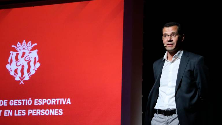 $!Sergi Parés, actual director deportivo del Nàstic, el día de su presentación en 2019. FOTO: Nàstic