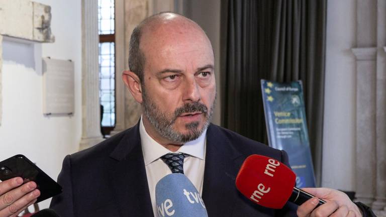 El presidente del Senado, Pedro Rollán, del PP. Foto: EFE