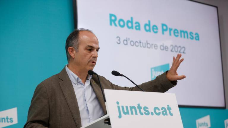 El secretario general de JxCat, Jordi Turull. Foto: EFE