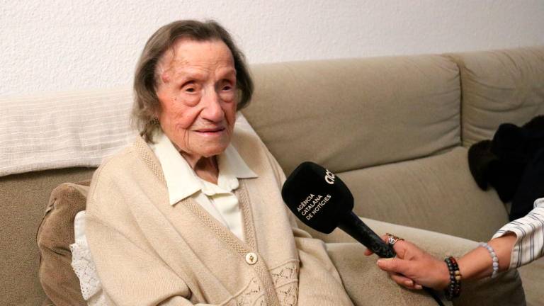 Angelina Torres, la mujer más longeva de España, cumple 112 años. Foto: ACN