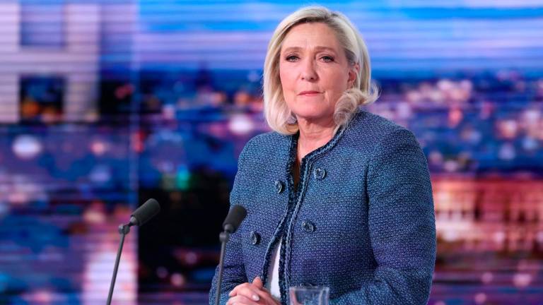 La líder de la extrema derecha francesa, Marine Le Pen. Foto: EFE