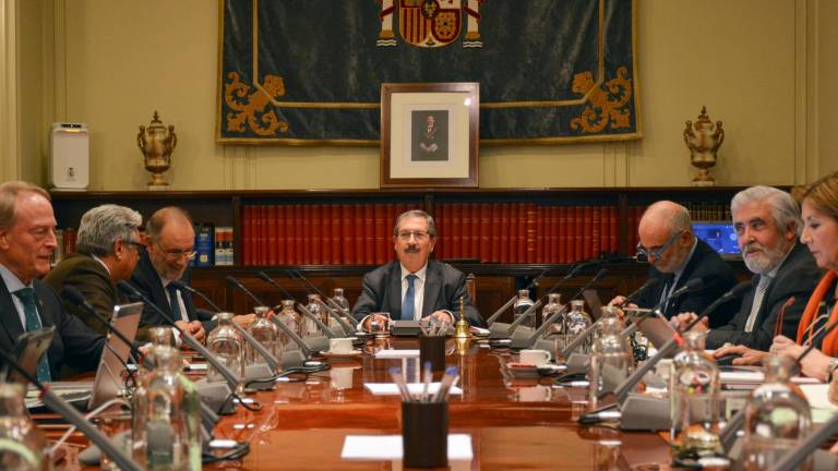 El pleno del Consejo General del Poder Judicial. FOTO: EFE