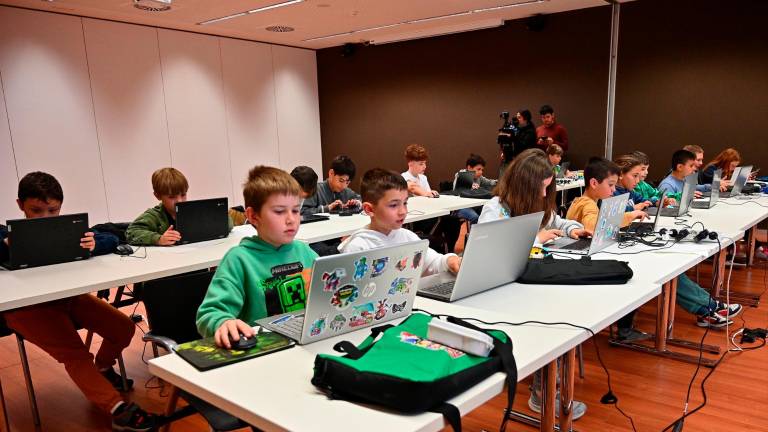 El Campus Tecnològic s’ha allargat quatre dies, durant les vacances escolars de Setmana Santa. Foto: Alfredo González