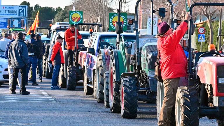 Unió de Pagesos va acordar ajornar qualsevol nova mobilització. FOTO: ALFREDO GONZÁLEZ
