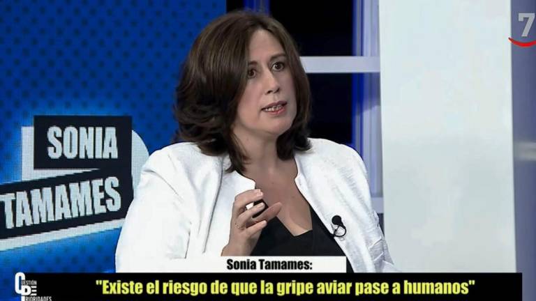 Captura de video de la intervención de la directora general de Salud Pública de la Junta de Castilla y León, Sonia Tamames, en el programa 'Cuestión de prioriades' de CyLTV, donde aseguró esta pasada noche que la pandemia por la covid-19 «no fue de gran gravedad». Foto: EFE