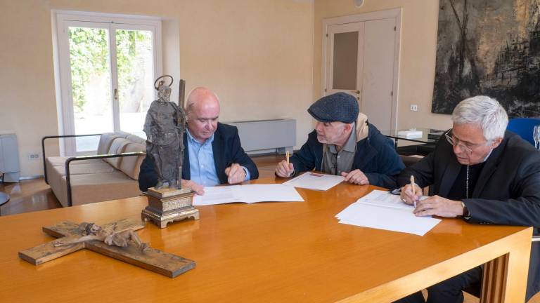 De izquierda a derecha, Manuel Callao Costa, Jordi J. Romera y Joan Planellas. Foto: cedida
