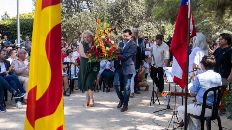 $!Tarragona celebra la Diada amb el cor posat en la tragèdia del Marroc