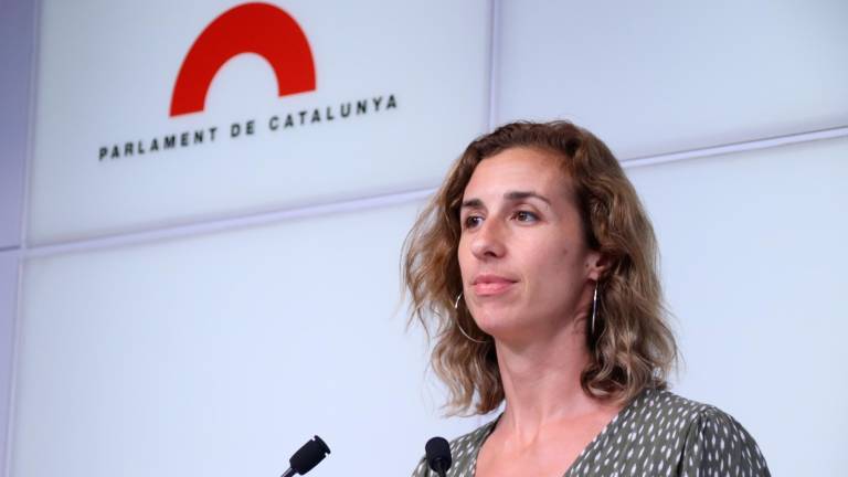 Laia Estrada, diputada de la CUP. Foto: Mariona Puig/ACN