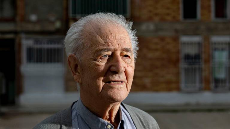 $!Francesc Xammar, de 89 años, deja la Floresta y vuelve a Barcelona, donde todo empezó. Foto: Àngel Ullate