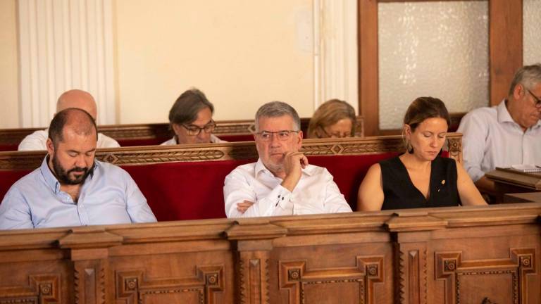 Pau Ricomà se despidió ayer de la política activa, tras cuatro años como alcalde y otros cuatro como concejal. foto: àngel ullate