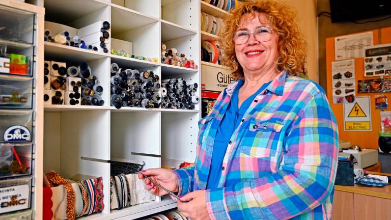 Lourdes Garcia, de la botiga Repunts, és l’actual presidenta de la Unió de Botiguers de Valls. FOTO: Alfredo González
