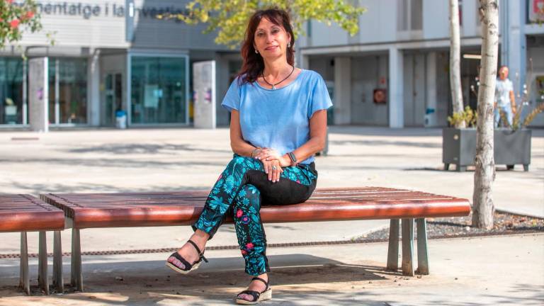 La presidenta de la Associació Pessebrista de Tarragona, Maria Antonia Martorell. foto: MARC BOSCH