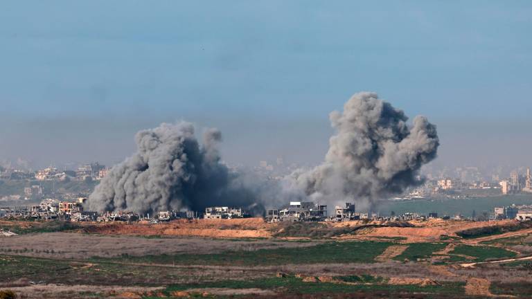 Poco después del anuncio de Hagari, el Ejército israelí aseguró haber atacado varios objetivos en Gaza. Foto: EFE