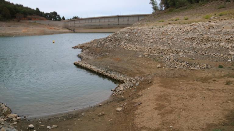 El embalse de Riudecanyes (Baix Camp) está al 6% de capacidad. Foto: ACN