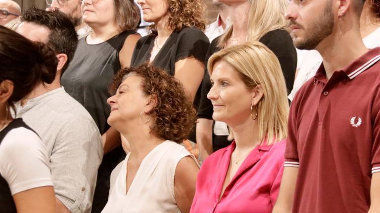 L’exportaveu d’ERC Raquel Sans, a la presentació del grup impulsor de Nova Esquerra Nacional, la candidatura alternativa a Junqueras per liderar ERC. Foto: ACN