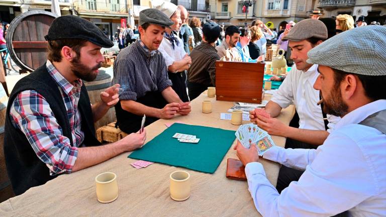 El Mercadal acogió un campeonato de juego de cartas de la ‘botifarra’. Foto: Alfredo González