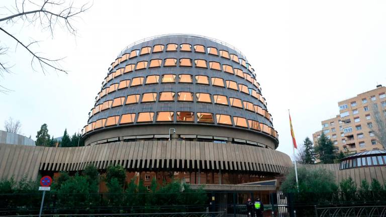 Sede del Tribunal Constitucional. FOTO: EFE