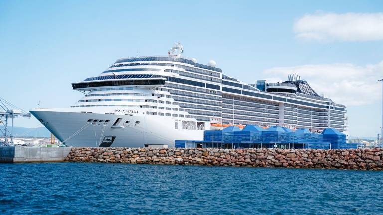 Un crucero en el Port de Tarragona. Foto: Cedida