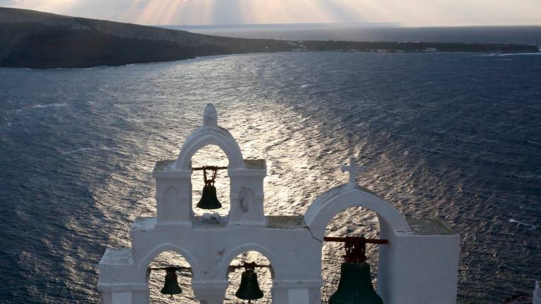 La isla griega de Santorini. Foto: EFE