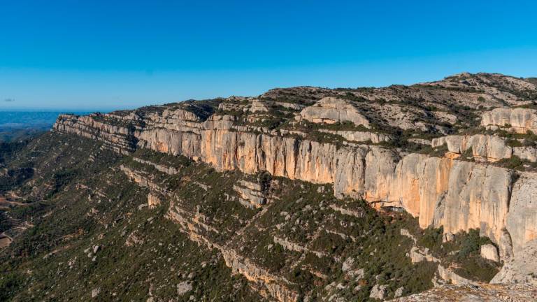 Vista de la Serra del Montsant. Foto: Santi Garcia