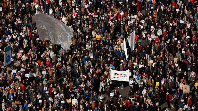 inador común, el rechazo a los “recortes” en Atención Primaria. Foto: EFE