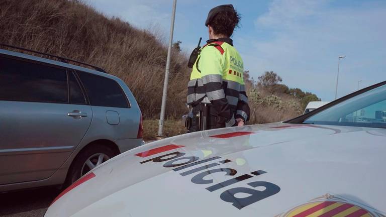 Imagen de un control de carretera de Mossos d’Esquadra. FOTO: CME