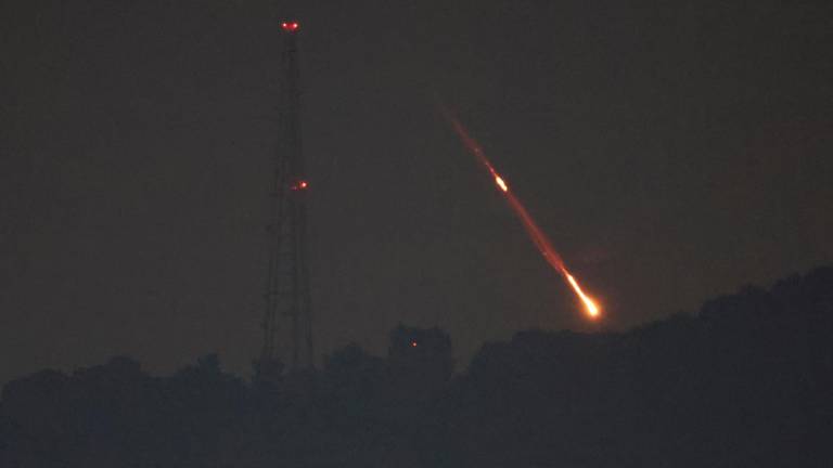 Imagen de uno de los misiles lanzados por Irán. Foto: EFE