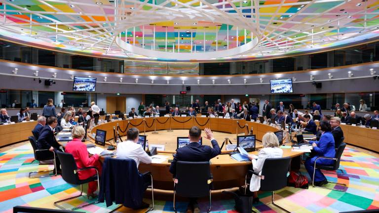 Reunión del Consejo de Asuntos Generales de la UE, este lunes. Foto: ACN