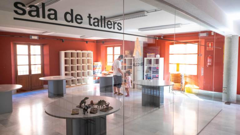 El Museu d’Alcover dispone de una sala donde se hacen las actividades. Foto: Laia Díaz