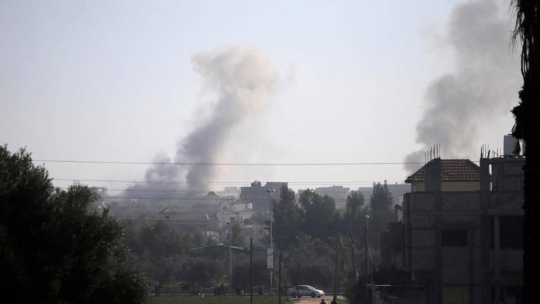 Los ataques son constantes en la Franja de Gaza. Foto: EFE