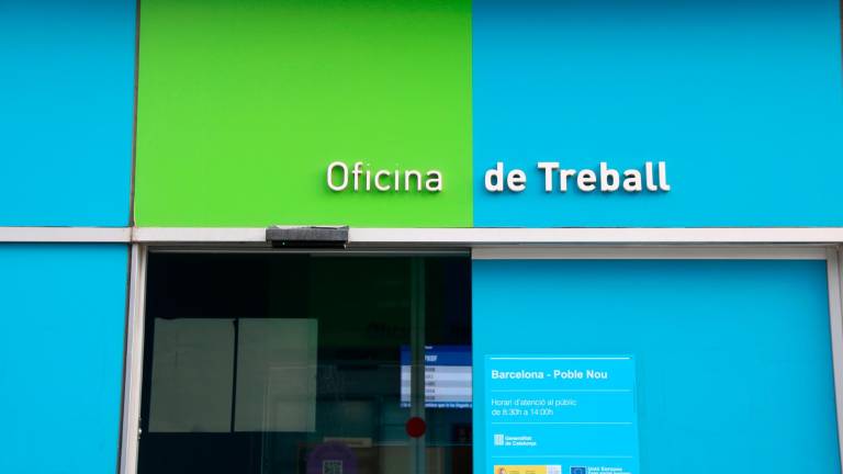 Fachada de una Oficina de Treball del Servei d’Ocupació de Catalunya (SOC). Foto: ACN