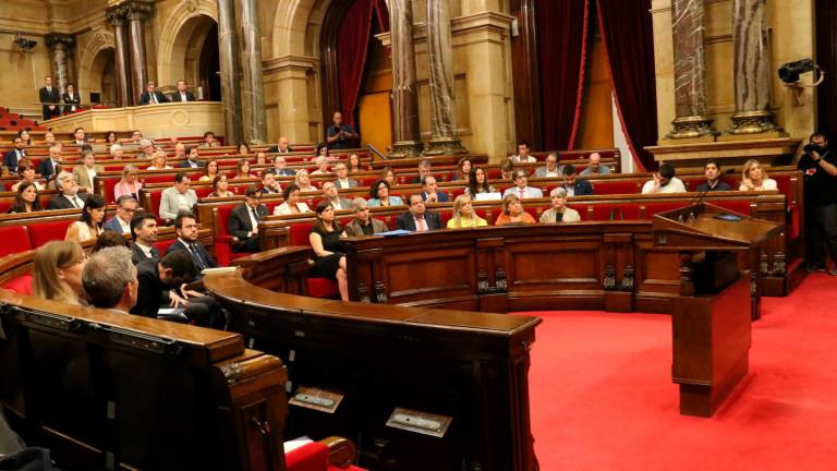Ple del Parlament de Catalunya. FOTO: ACN