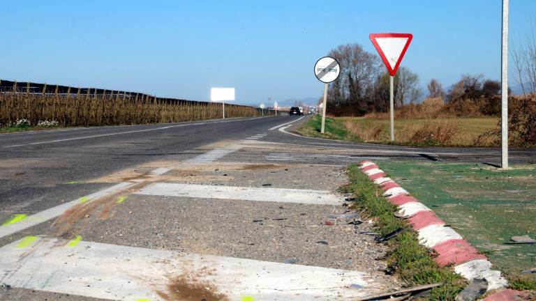 El accidente se ha producido en este punto de la carretera C-53. Foto: ACN