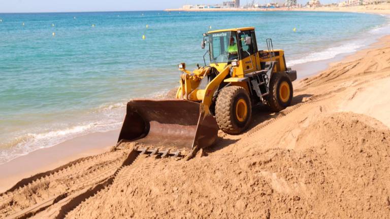 Se destinarán 1,5 MEUR a recuperar la arena perdida en toda la costa tarraconense. Foto: ACN