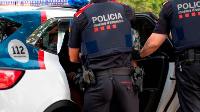 Imagen de archivo de una detención de los Mossos d’Esquadra. Foto: Cedida