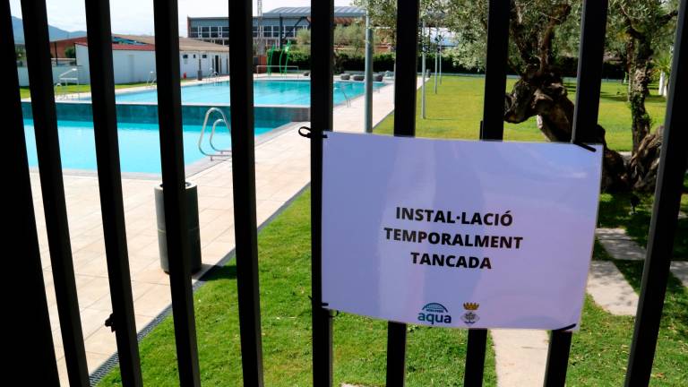 La piscina permanece cerrada de forma provisional. Foto: ACN