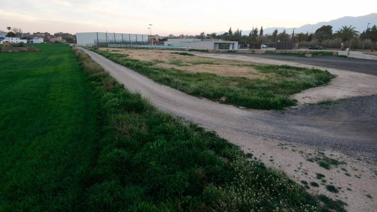 Terrenys on es construirà la nova pista d’atletisme. foto: Joan Revillas