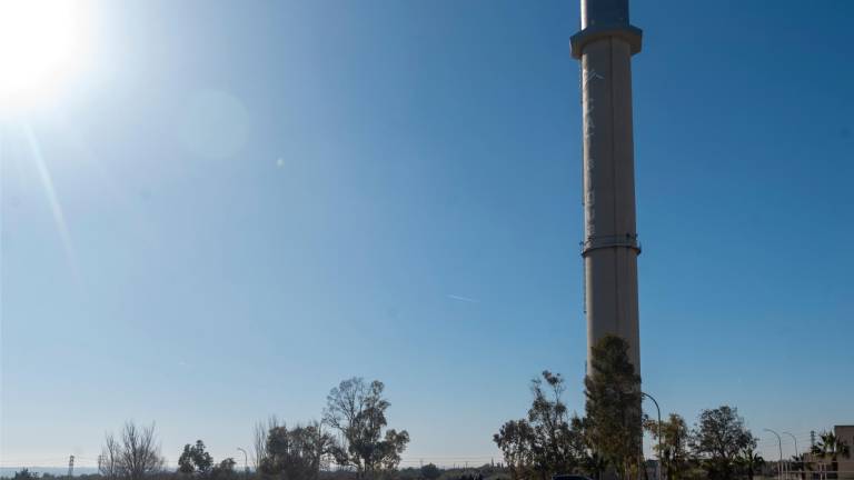 La torre del Consorci d’Aigües de Tarragona (CAT) a l’Ampolla. Foto: J. Revillas