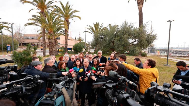Personalidades de Junts per Catalunya han visitado el complejo industrial de Repsol en Tarragona. Foto: Àngel Ullate