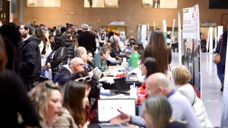 La Fira de l’Ocupació contó con 70 empresas muy diversas. Foto: Marc Bosch