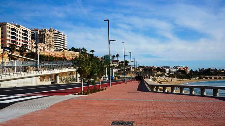 El passeig marítim de Rafel de Casanova fue renovado por la Autoritat Portuària. Foto: Port de Tarragona