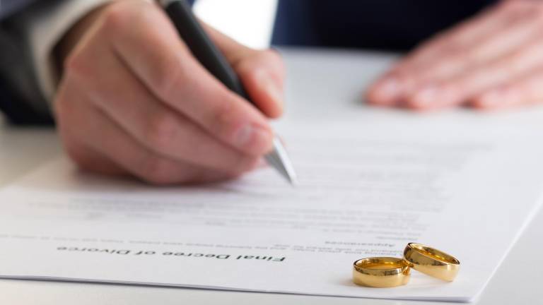 En la demarcación se produjeron una media de 4,5 divorcios al día. Foto: Getty Images