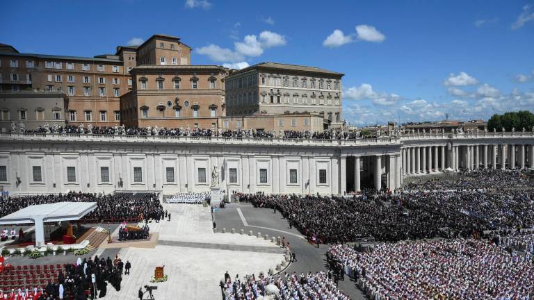 Emotivas imágenes durante el funeral del Papa
