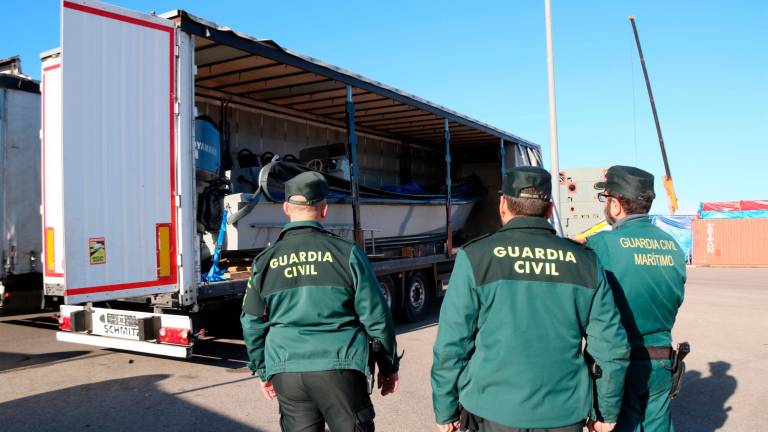 La Guardia Civil decomisa 9 narcolanchas en 2 años en TGN