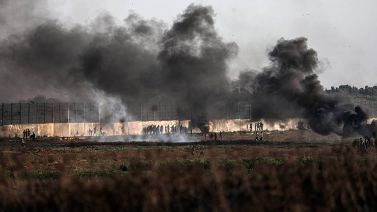 El panorama en el este de Gaza es desolador. Foto: EFE