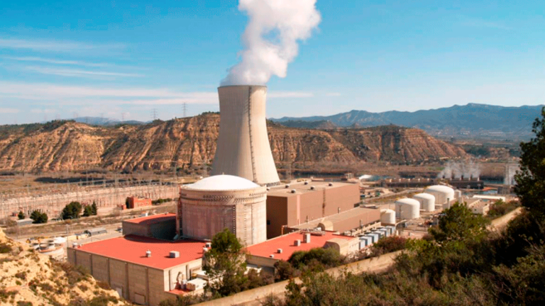 Imatge de la central nuclear d’Ascó 2. Foto: Cedida