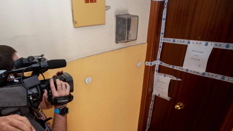 Vivienda de Soria donde la semana pasada fue asesinada una mujer por su pareja. foto: efe