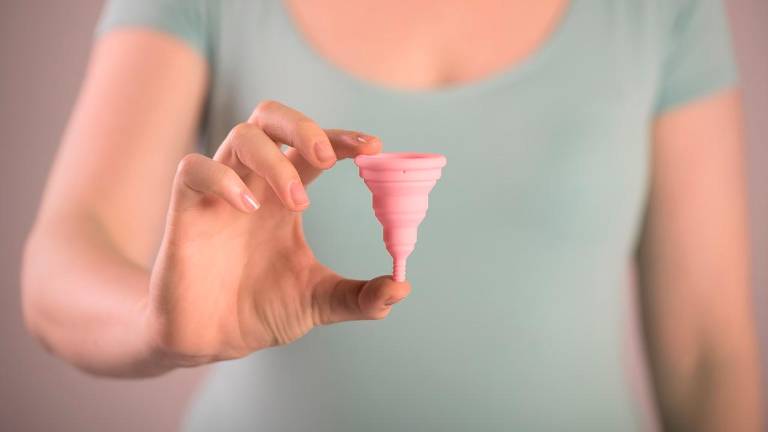 Una copa menstrual. Foto: Pixabay