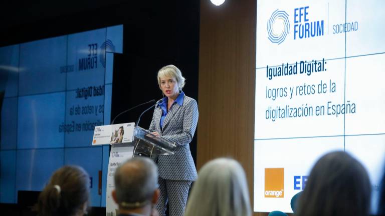 La secretaria de Estado de Digitalización e Inteligencia Artificial, Carme Artigas, en una imagen de archivo. Foto: EFE