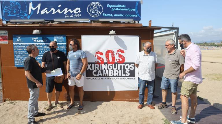 Los representantes de l’Associació de Xiringuitos de Platges de Cambrils ha decidido llevar el caso a los juzgados. FOTO: ALBA MARINÉ